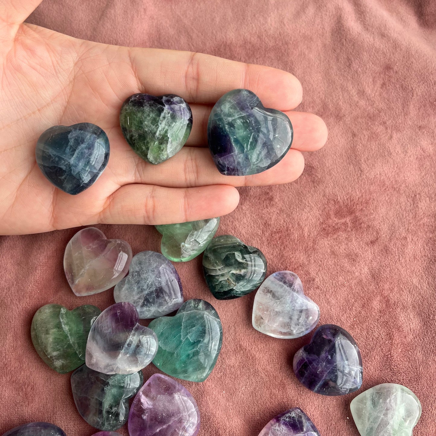 Fluorite Hearts