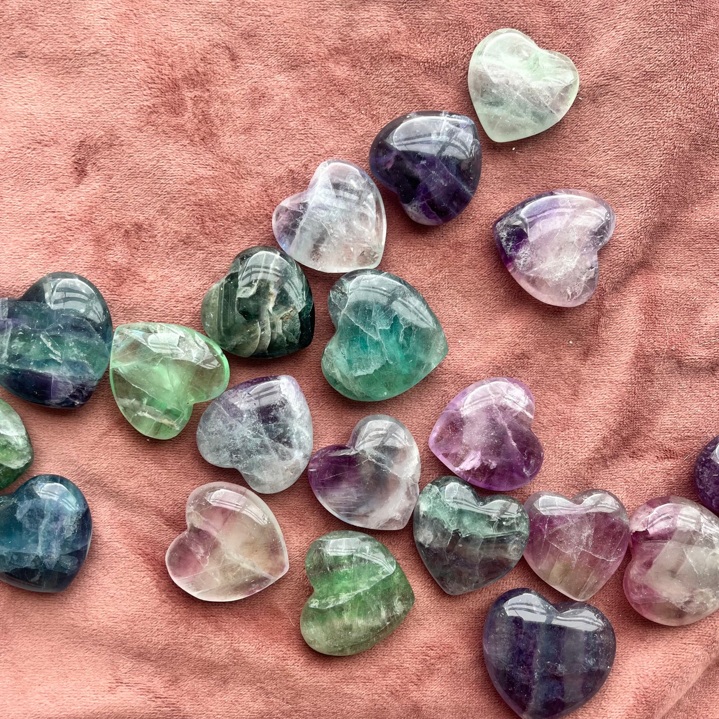 Fluorite Hearts