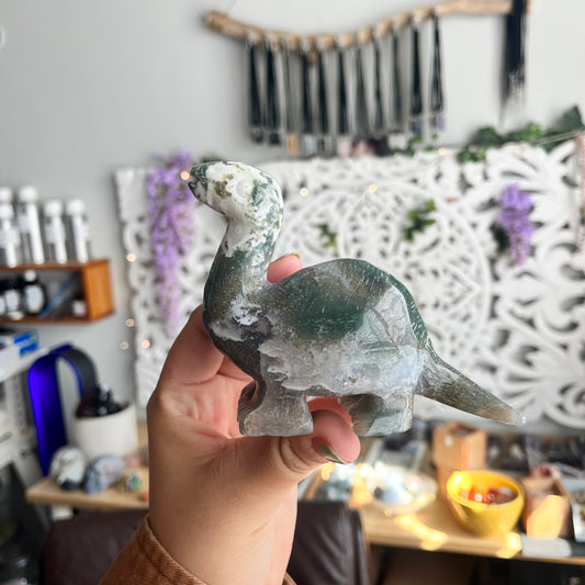 Moss Agate Dino 2