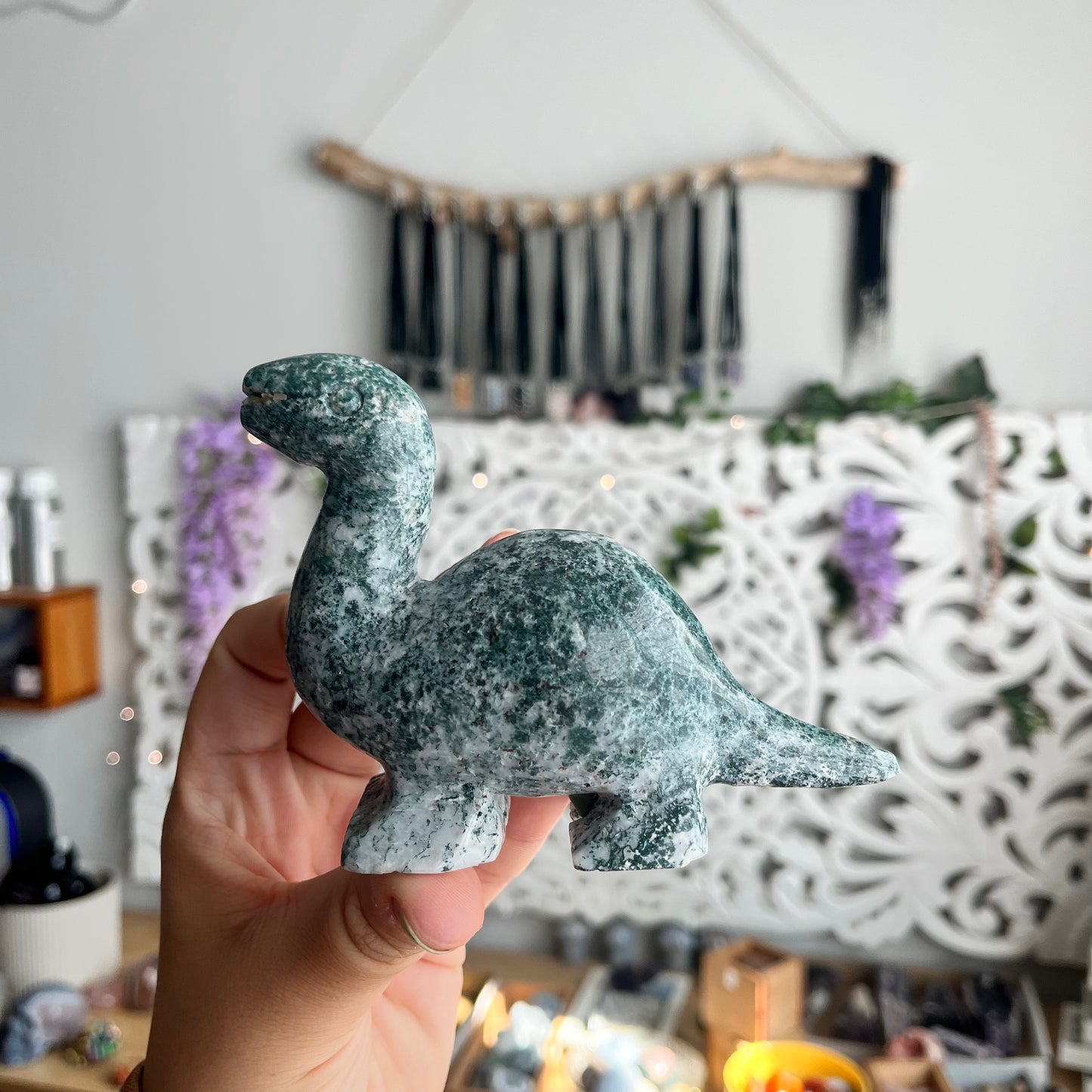Moss Agate Dino 3
