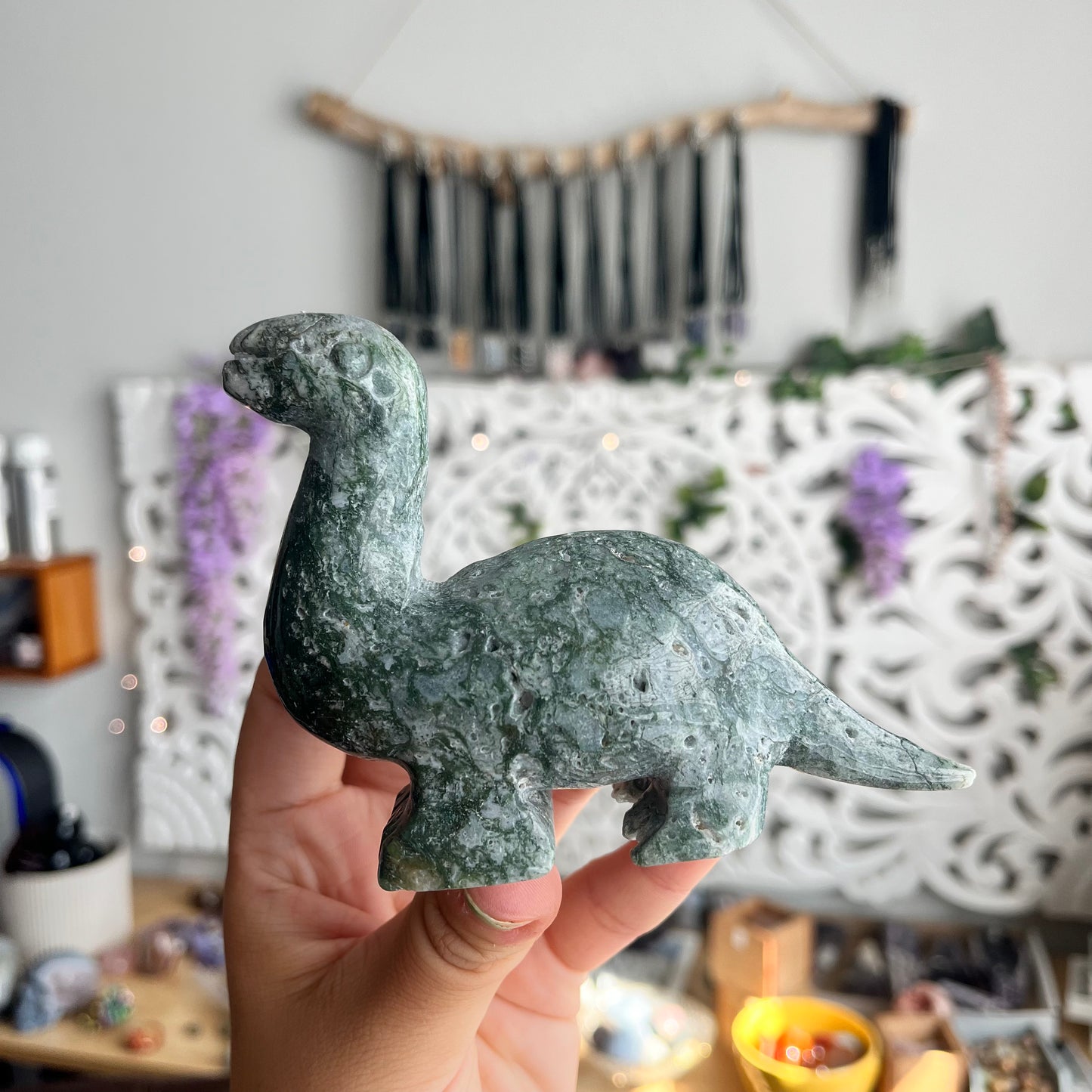 Moss Agate Dino 4