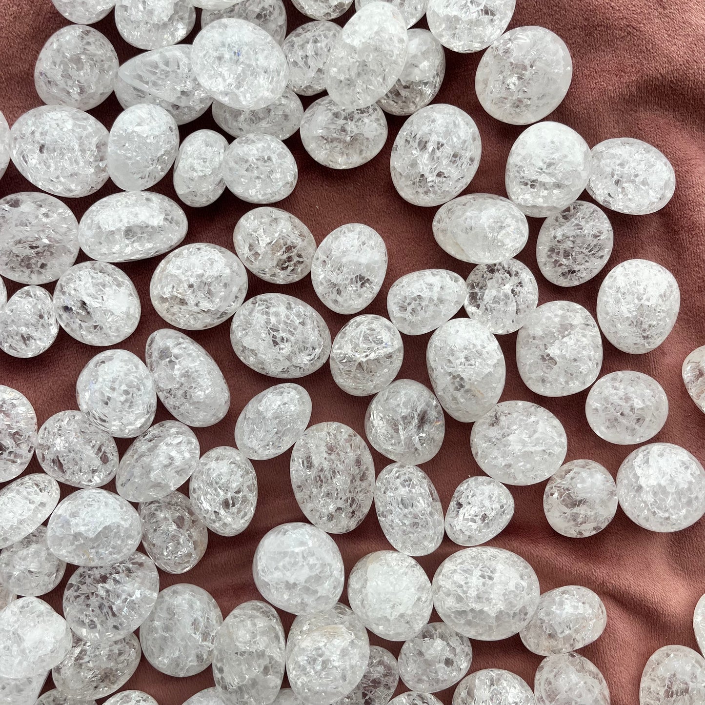 Crackle Quartz Tumbles