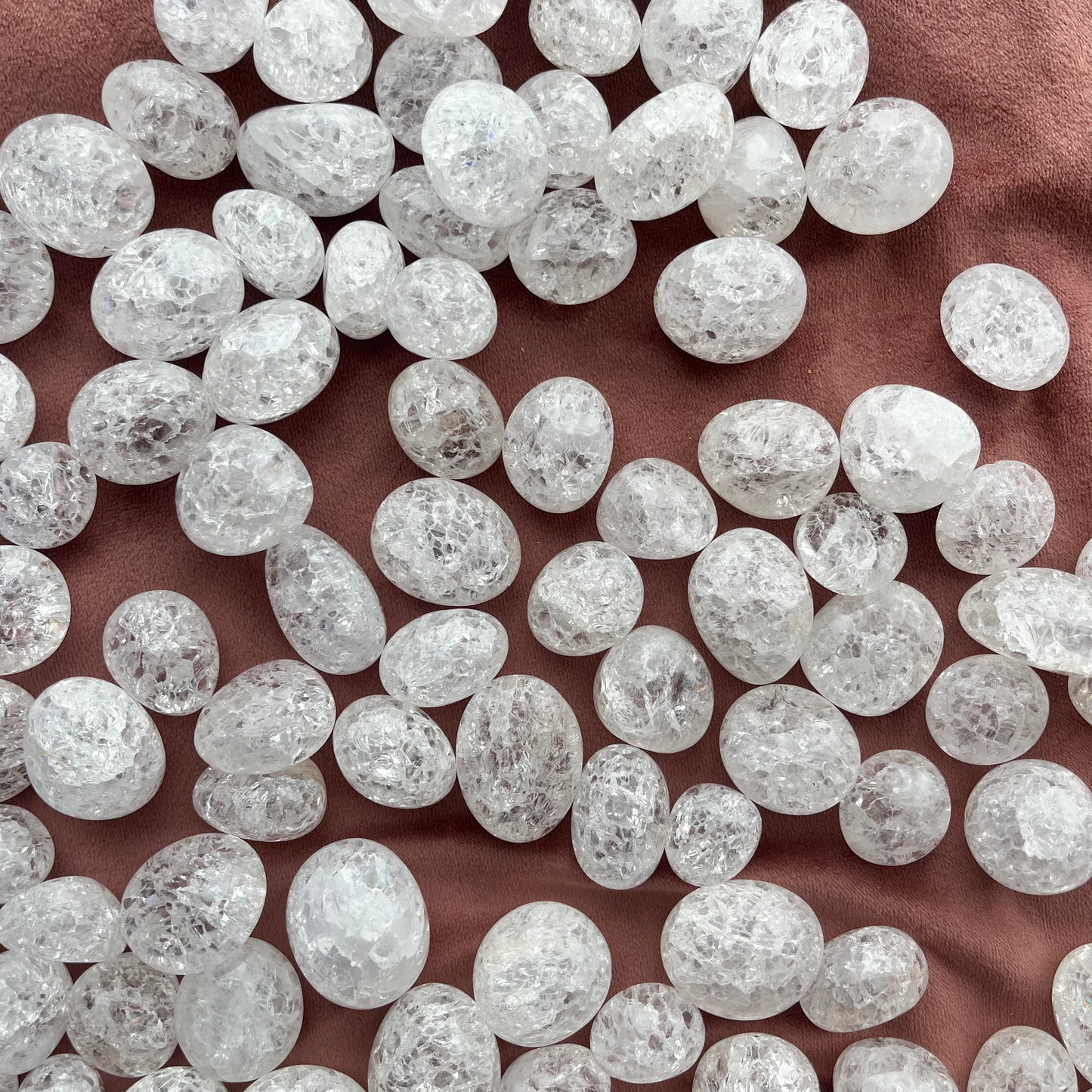 Crackle Quartz Tumbles