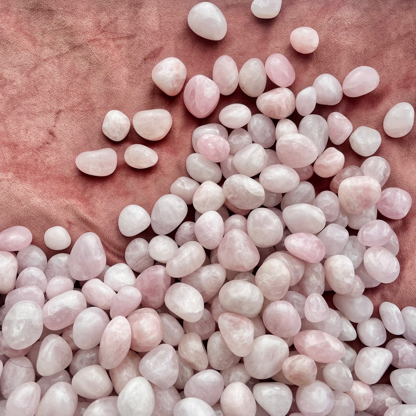 Rose Quartz Tumbles