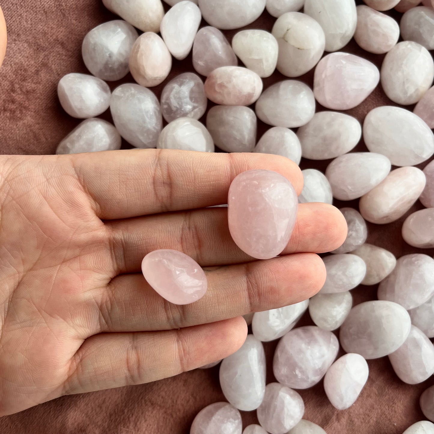Rose Quartz Tumbles