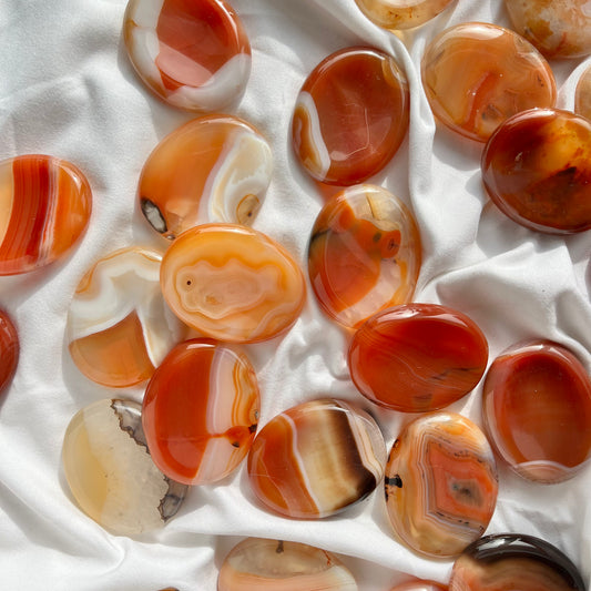 Carnelian Worry Stone