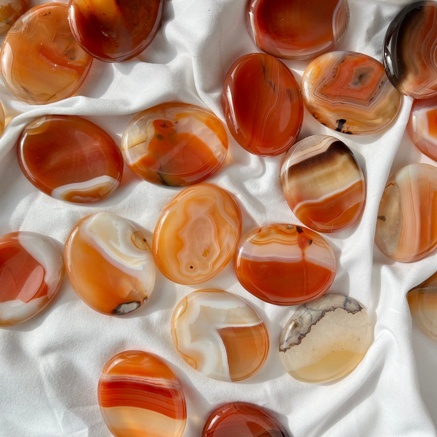 Carnelian Worry Stone