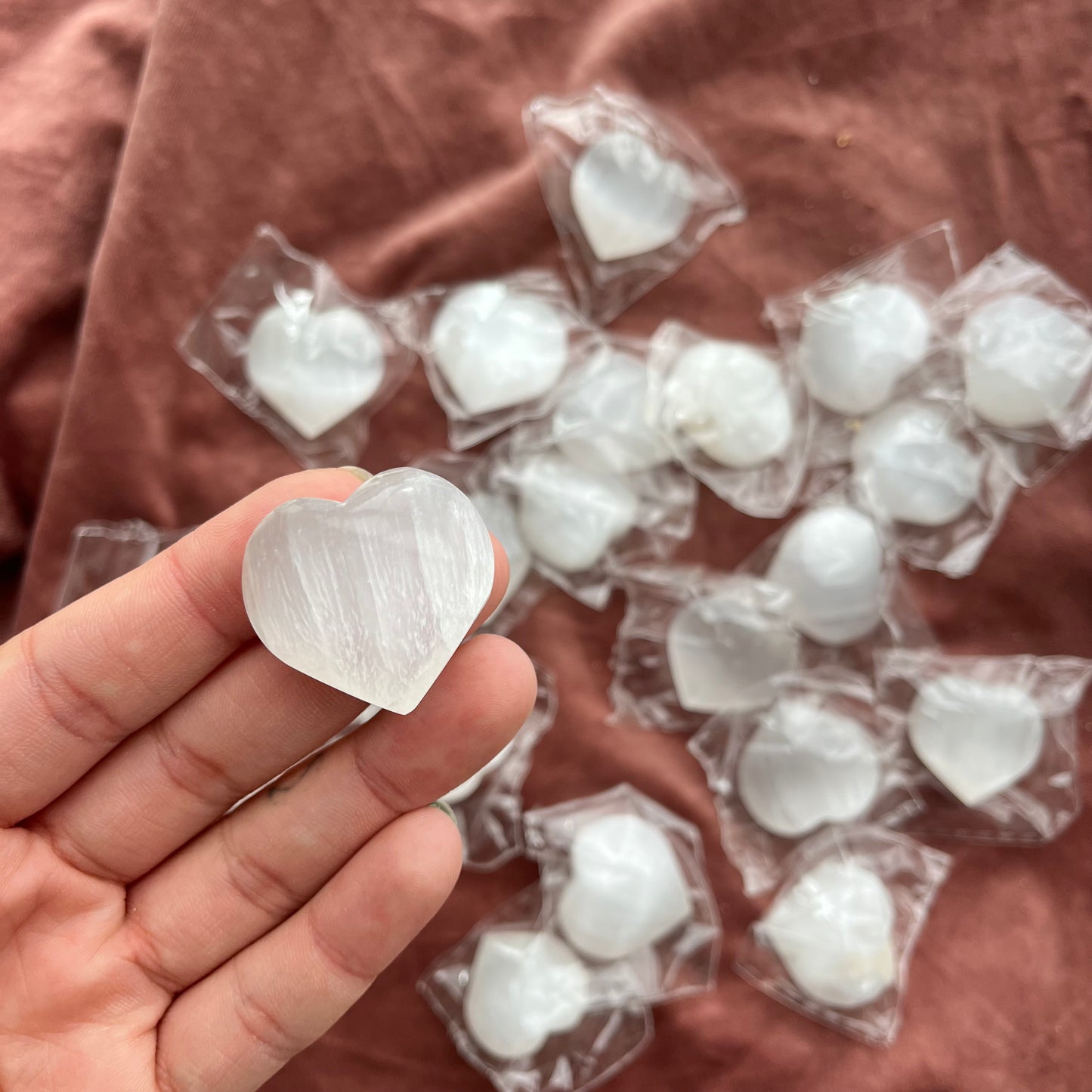 Selenite Heart