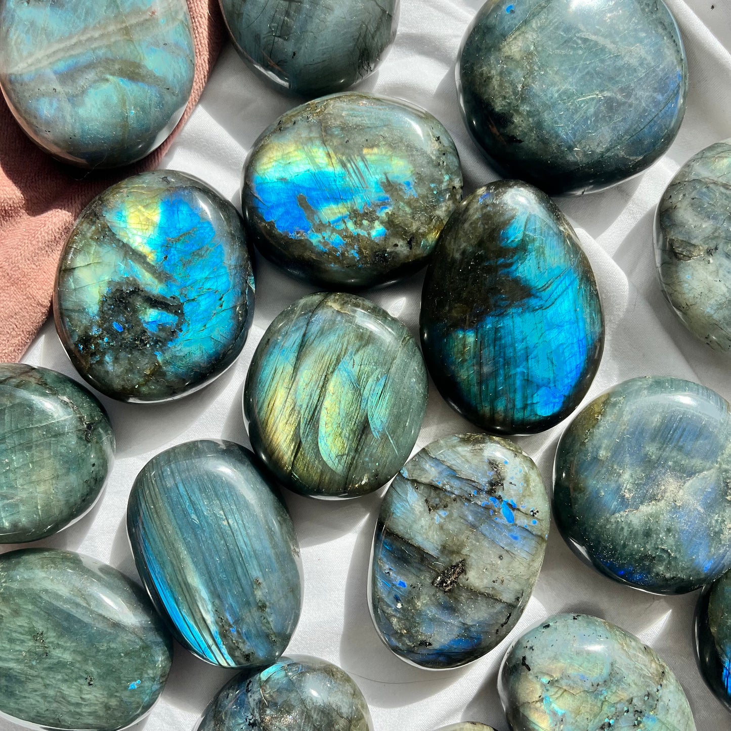 Labradorite Palm Stone