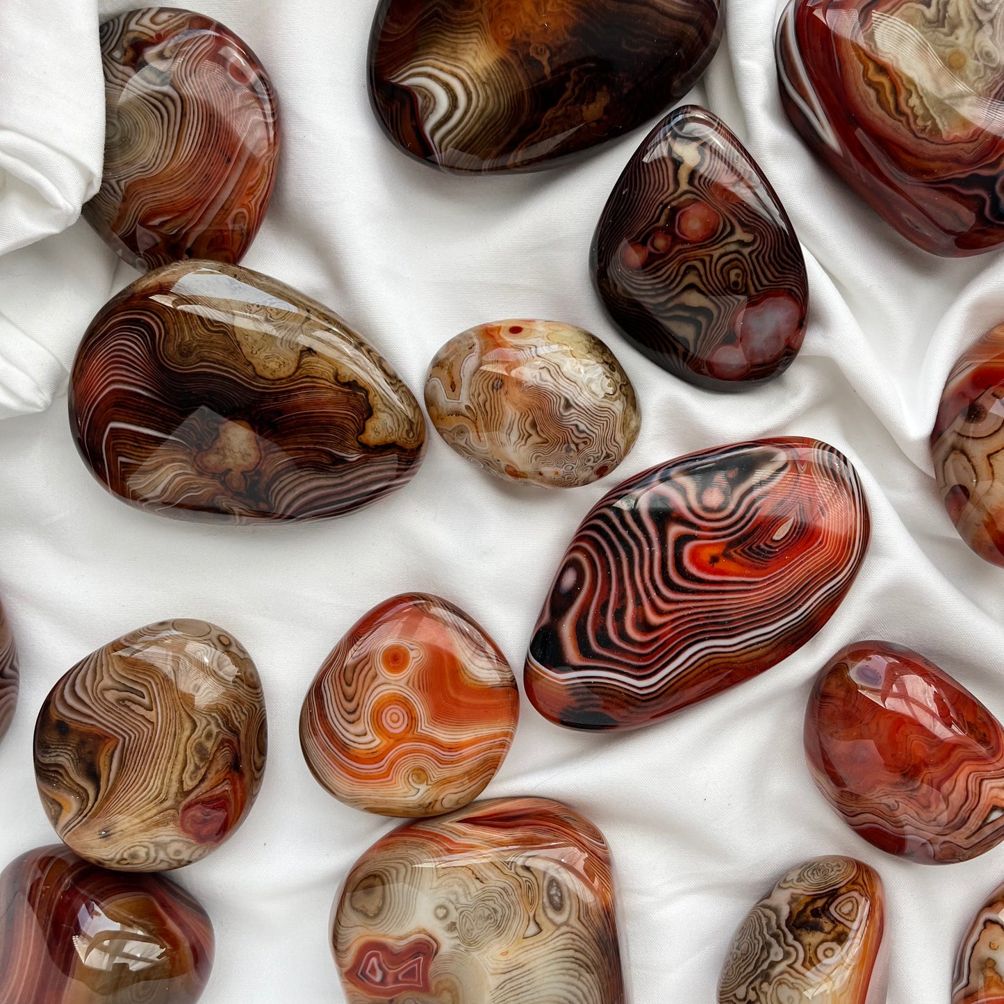 Sardonyx Palm Stones