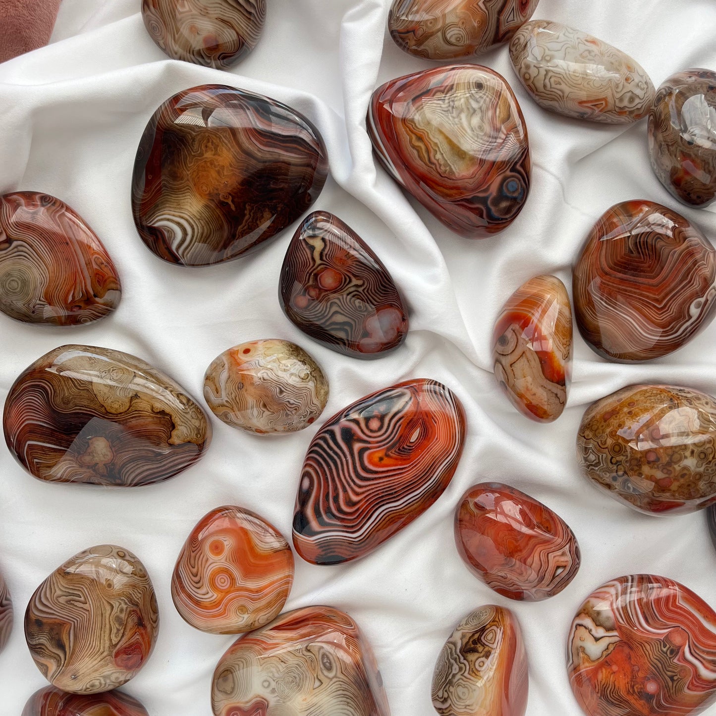 Sardonyx Palm Stones
