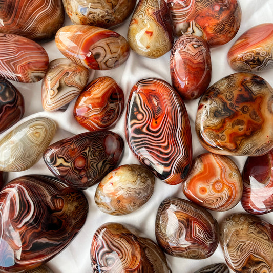 Sardonyx Palm Stones