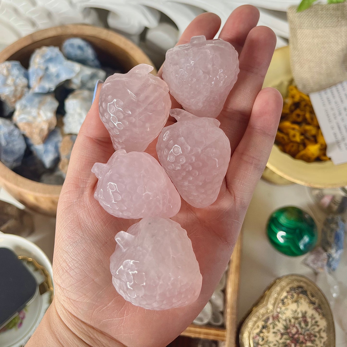 Rose Quartz Strawberries