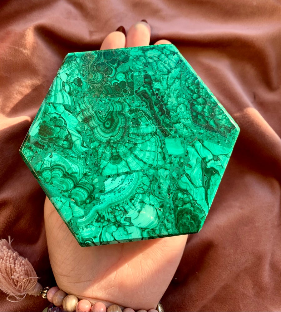 Large malachite  box 2