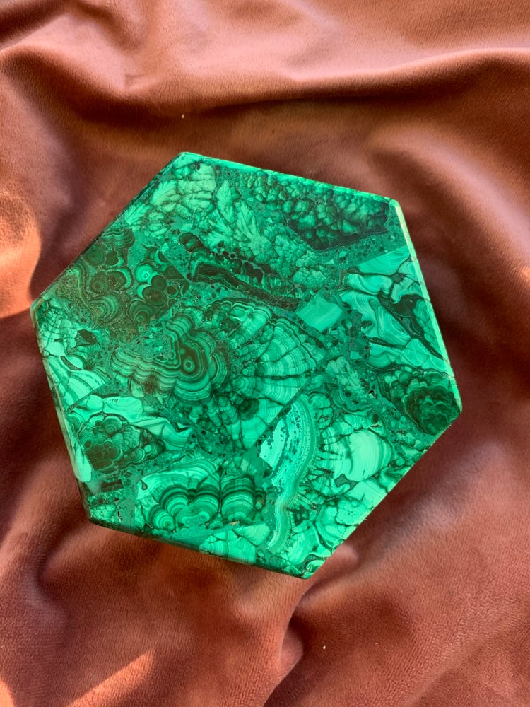 Large malachite  box 2