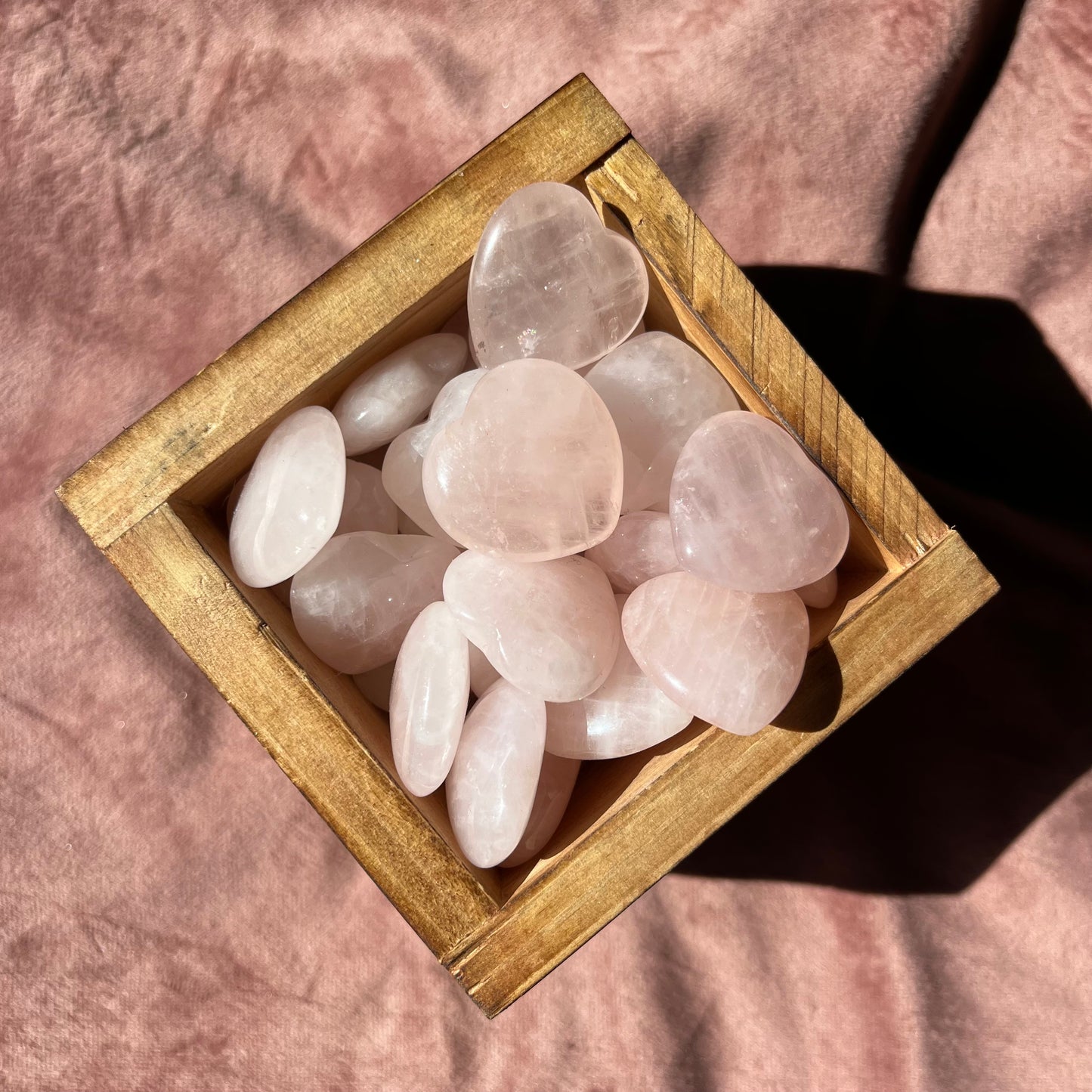 Rose Quartz Heart
