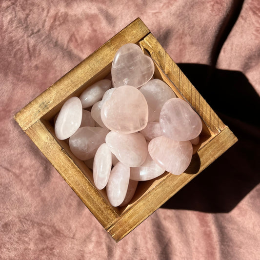 Rose Quartz Heart