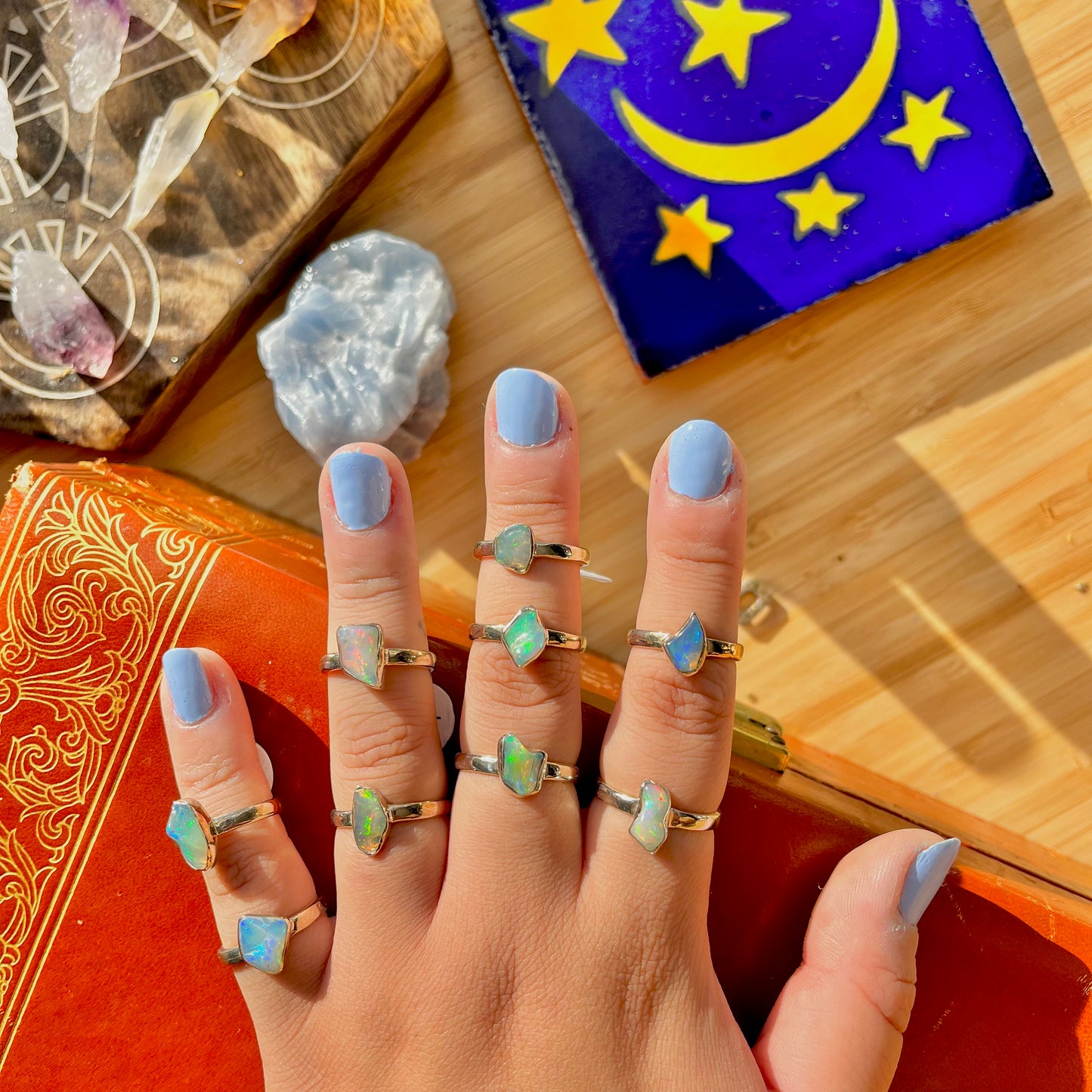 Opal Rings