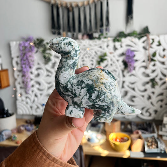 Moss Agate Dino 1