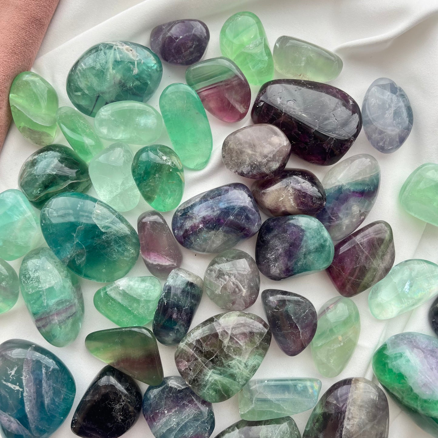 Fluorite Tumbles