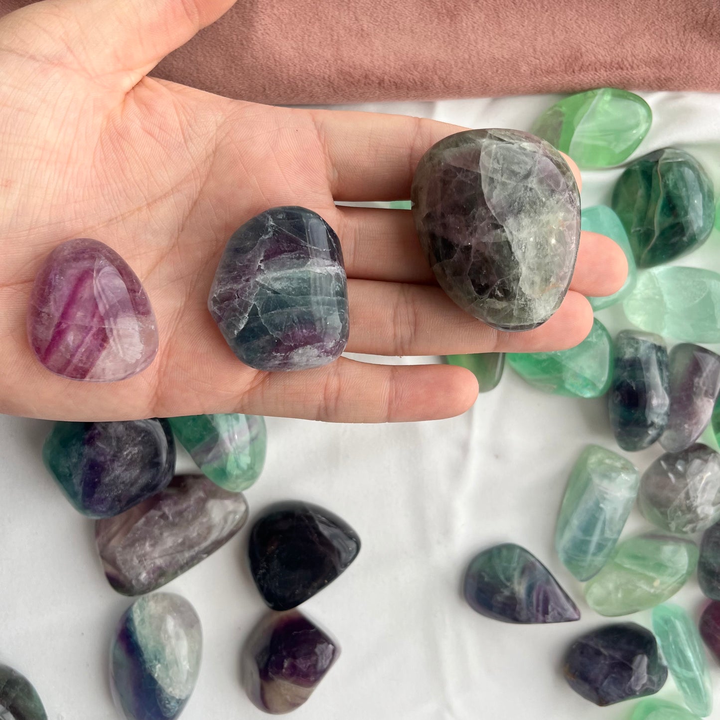 Fluorite Tumbles