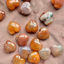 Load image into Gallery viewer, Large Carnelian Hearts

