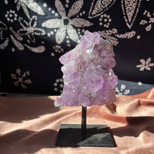Amethyst on Metal Base 9